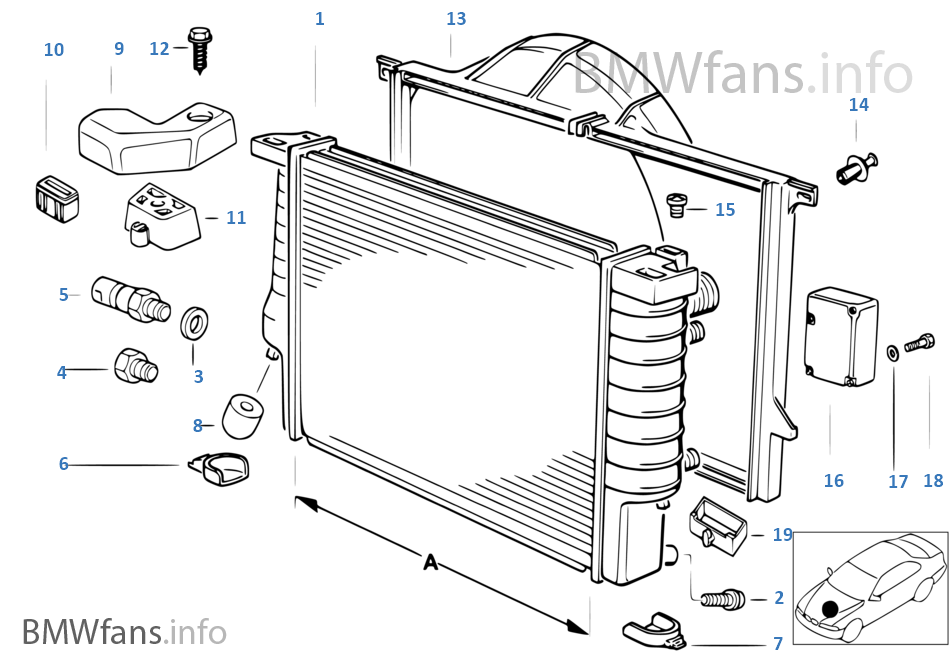 Radiator/frame