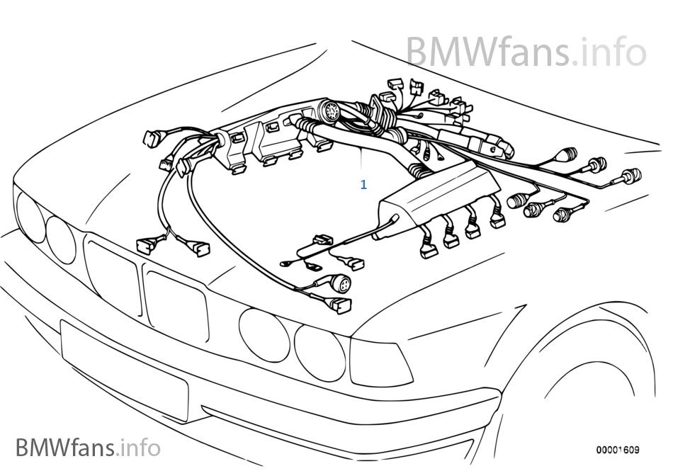 Kabelový svazek motor