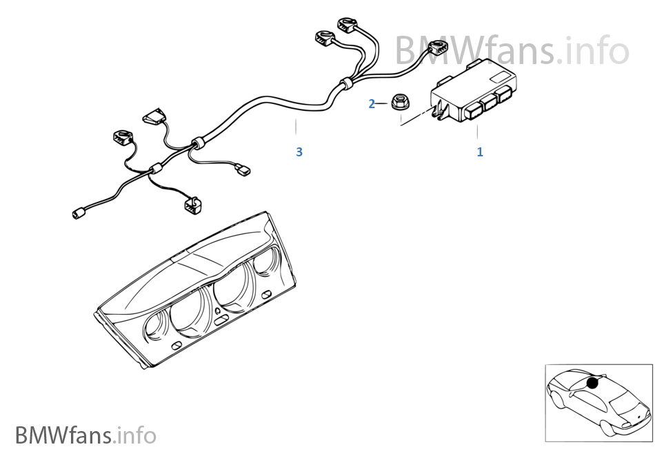 Встроенный ЭБУ комбинации приборов (IKE)