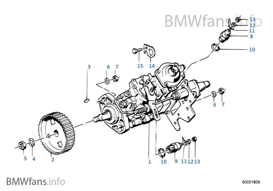 Diesel injection pump