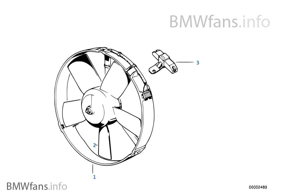 Electric additional fan