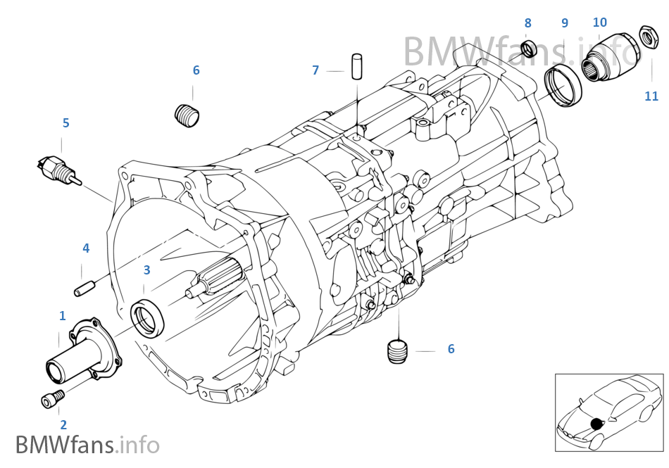 GS5-39DZ AWD, housing and add-on parts