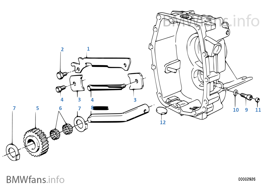 Zf s5-16 inner gear shifting parts