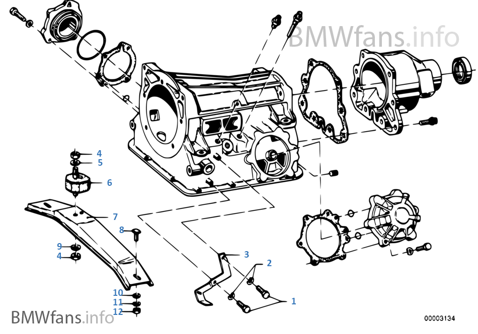 Bw 65 suspension/piezas adicionales