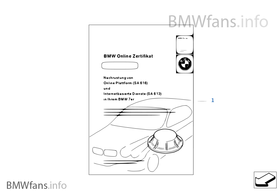 Zestaw doposażenia BMW Online