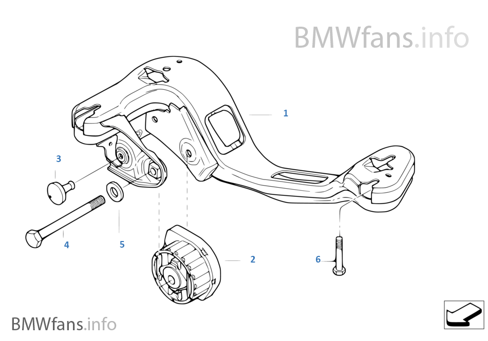 Gearbox suspension, 4-wheel drive