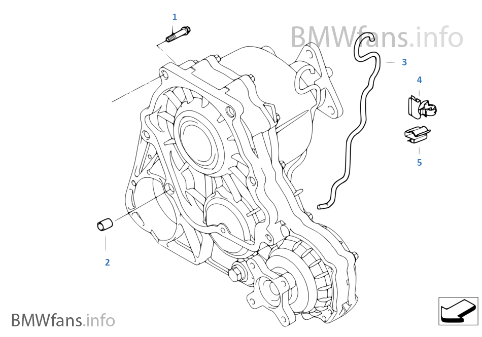 Gearbox mounting parts