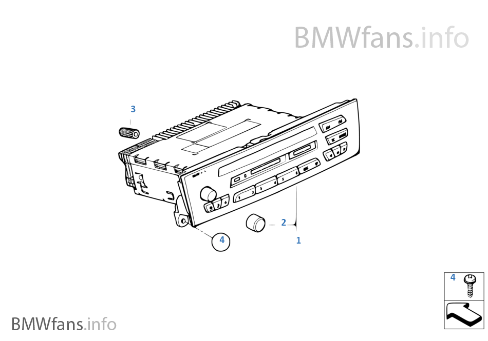 Радиоприемник BMW Audio