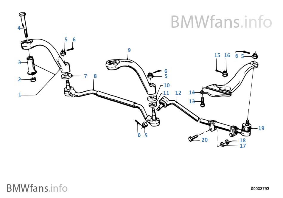 Steering linkage/tie rods