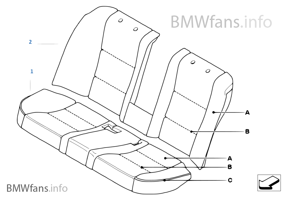 Individual Bezug Basissitz hinten