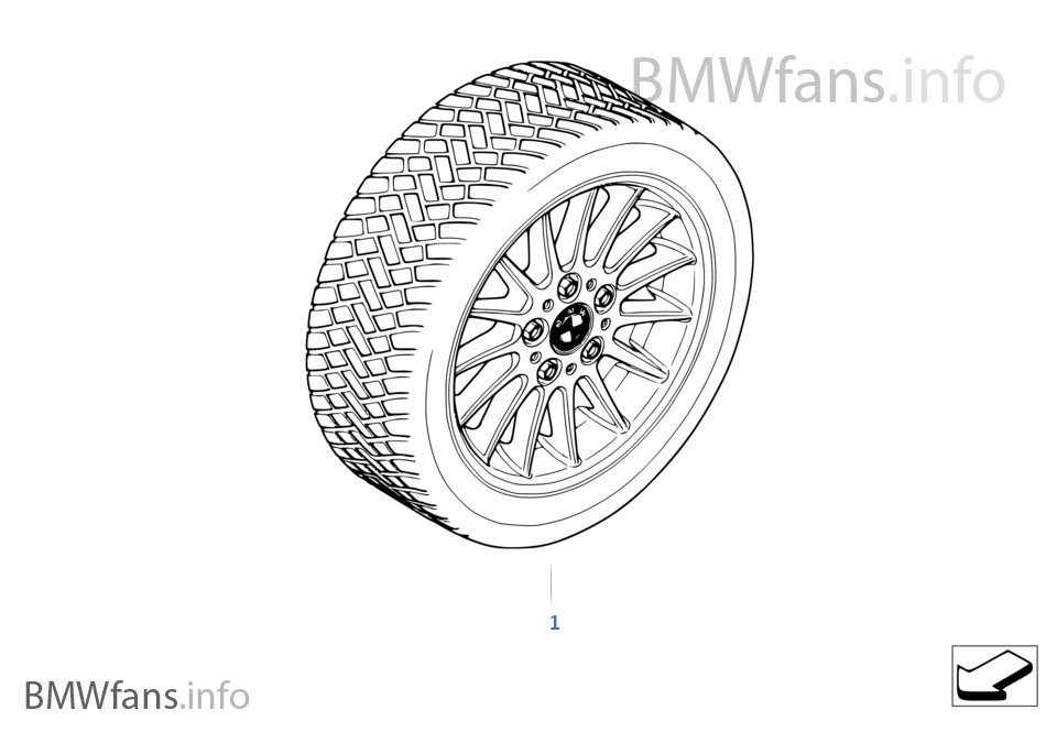 Compl.wint.tyre+wheel, radial styling 32