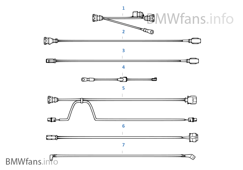 Various wiring harnesses