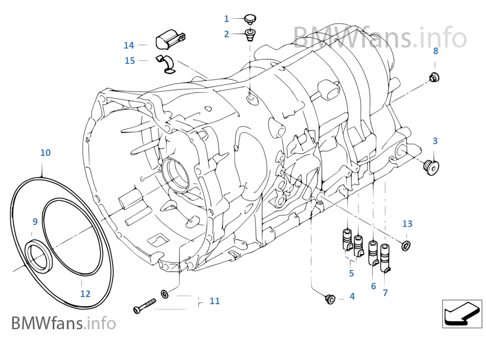 GA6HP19Z housing with mounting parts