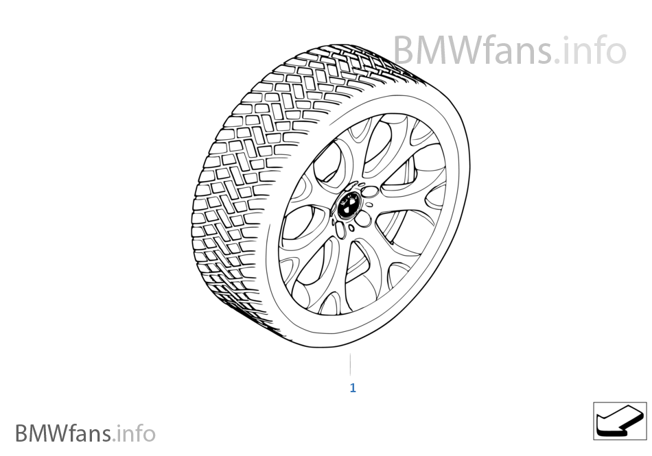 Winter complete wheel Y-spoke 211