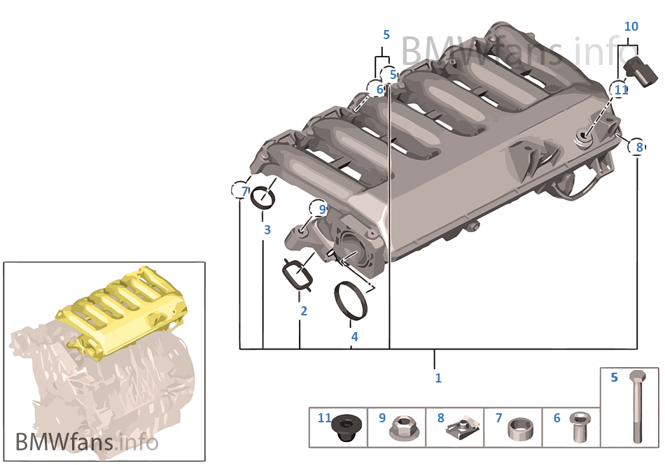 Intake manifold — electric. controlled
