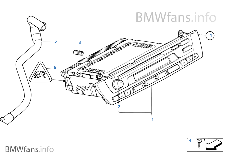 Радиоприемник BMW Basic CD