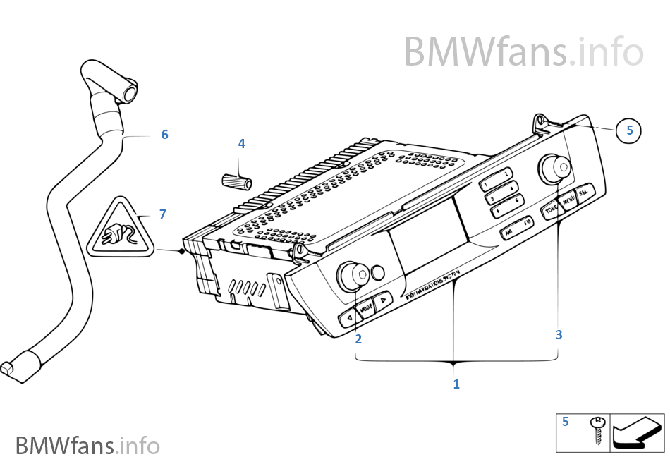 Радиоприемник системы навигации BMW