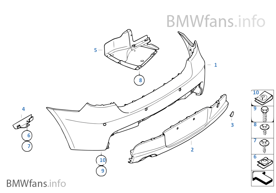 BMW Performance-aerodynamica achter