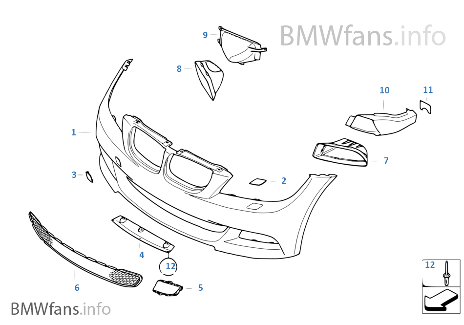 BMW Performance, aerodynam. przód