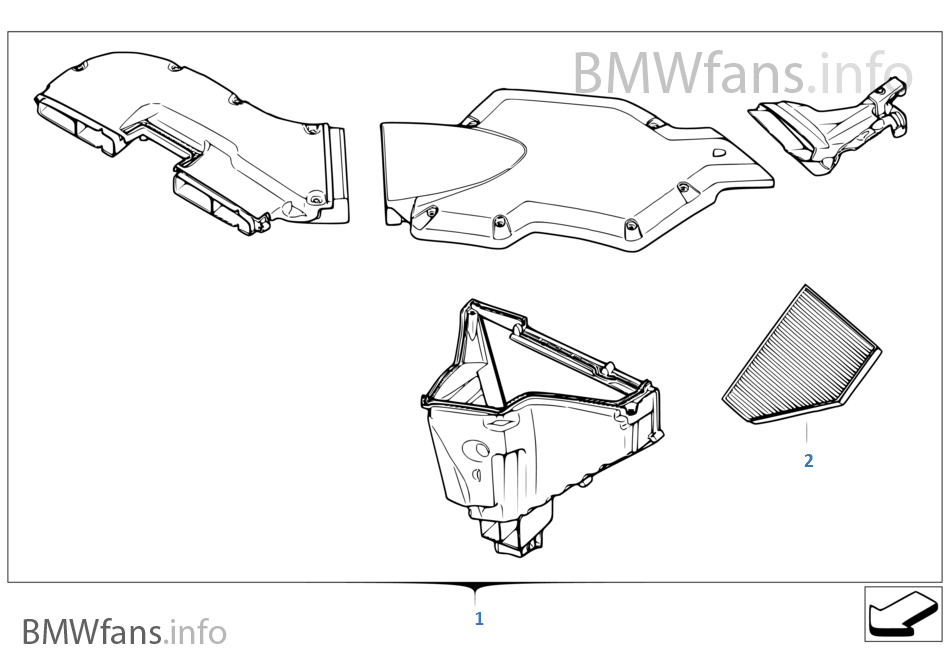 BMW Performance vzduchový sací systém
