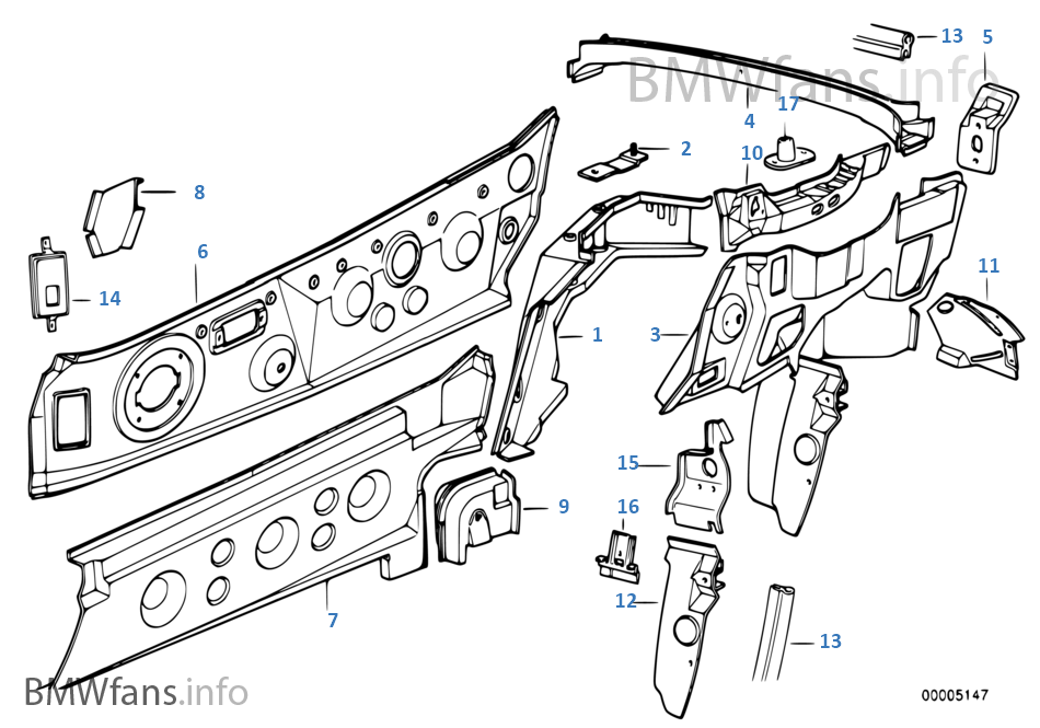 Rear wheelhouse/entrance parts