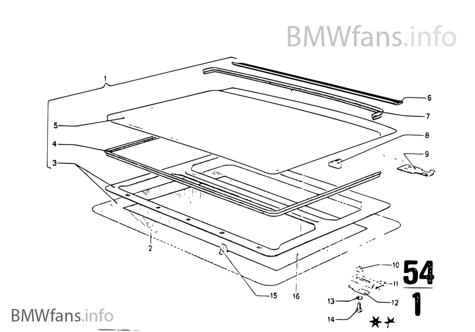 Sliding roof