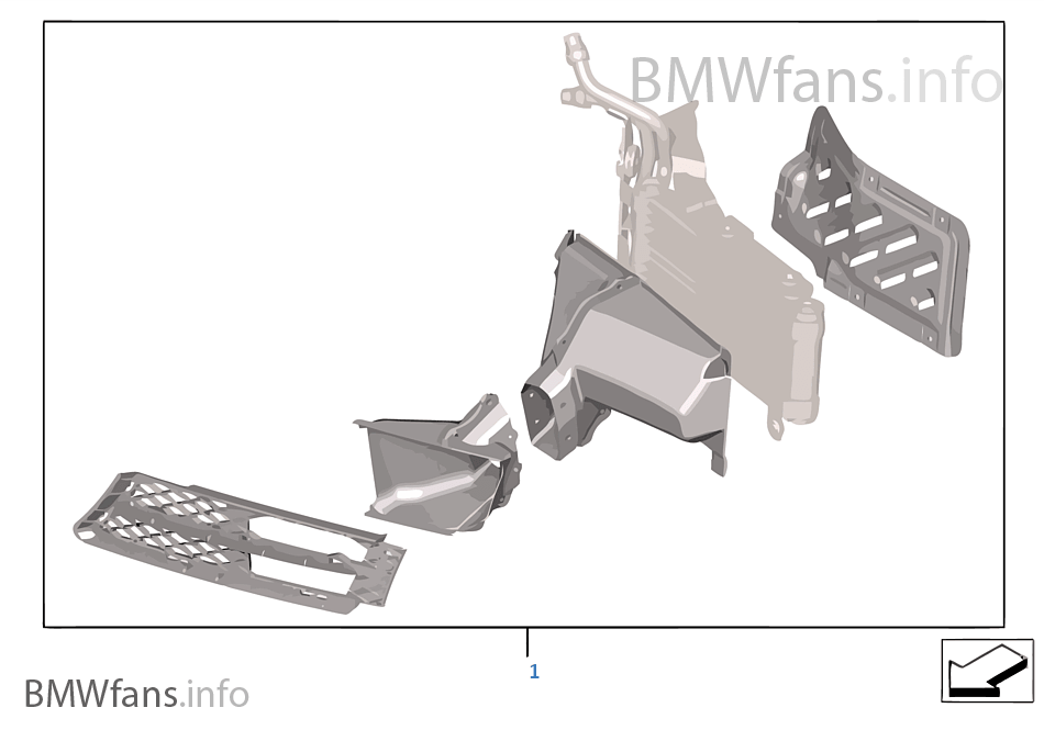 ชุดอุปกรณ์ไฟฟ้า BMW Performance,ท่ออากาศ