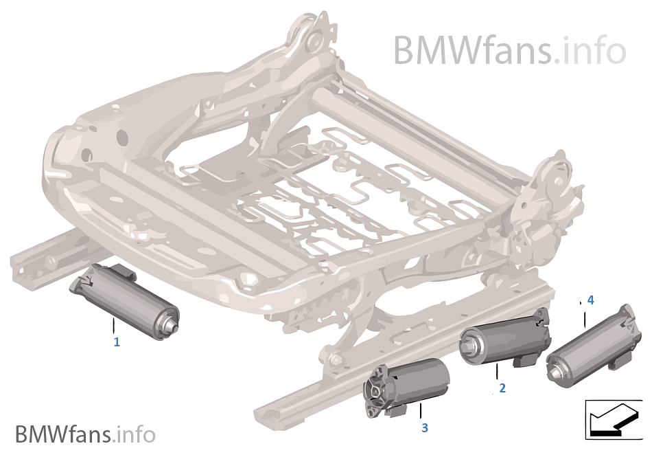 Seat, front, electrical and motors