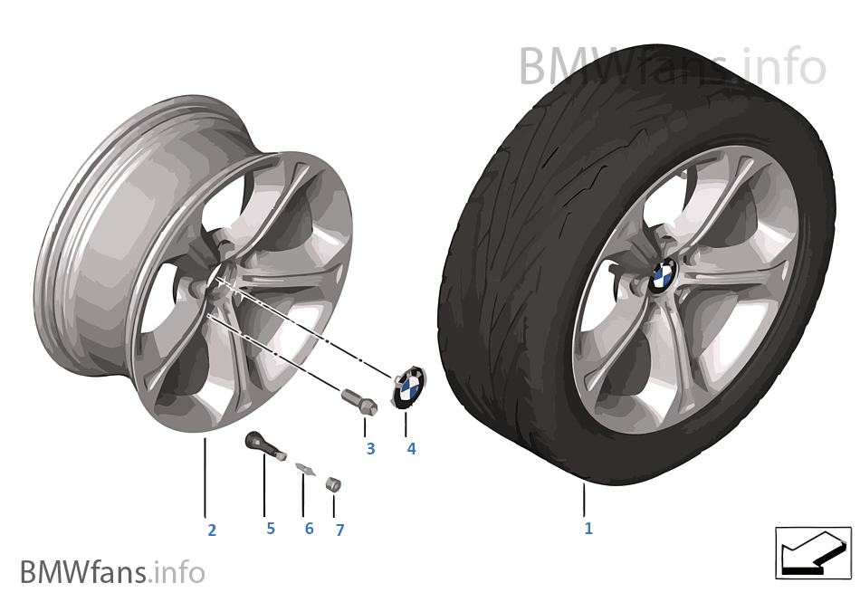 BMW LA wheel, Star Spoke 320