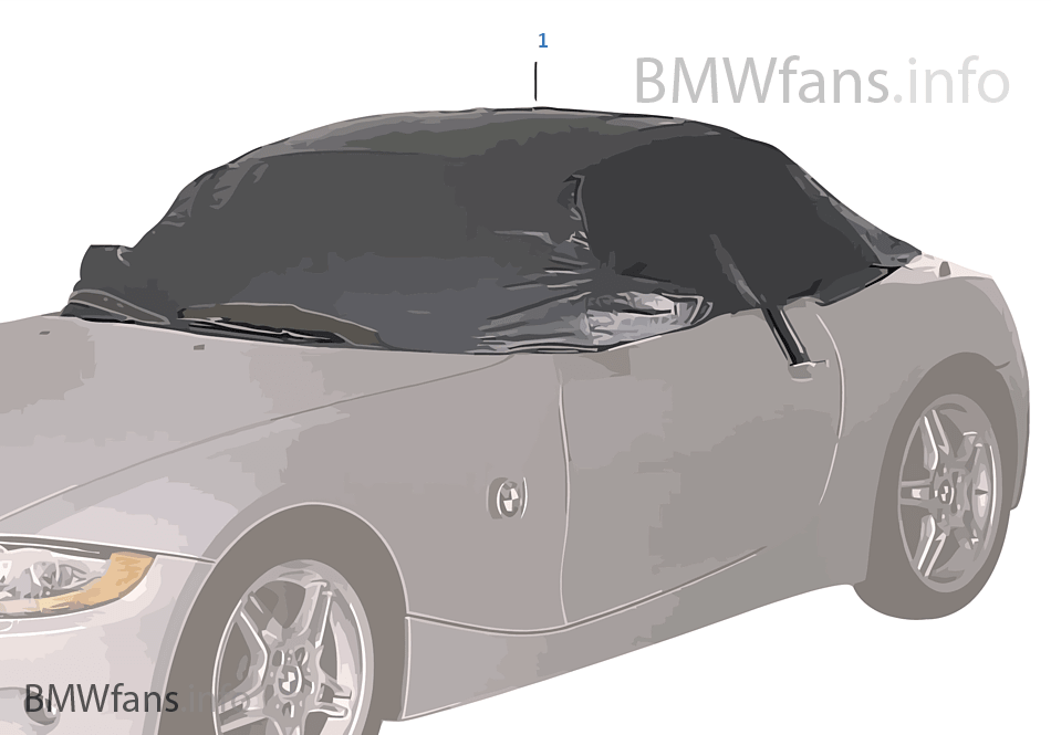 Car cover 'Tarpaulin'  BMW Z4 E85 Z4 2.5i M54 USA
