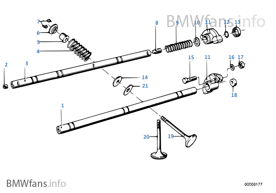 Timimg gear — rocker arm/valves