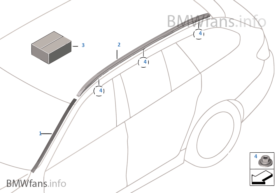 Retrofit, roof rail