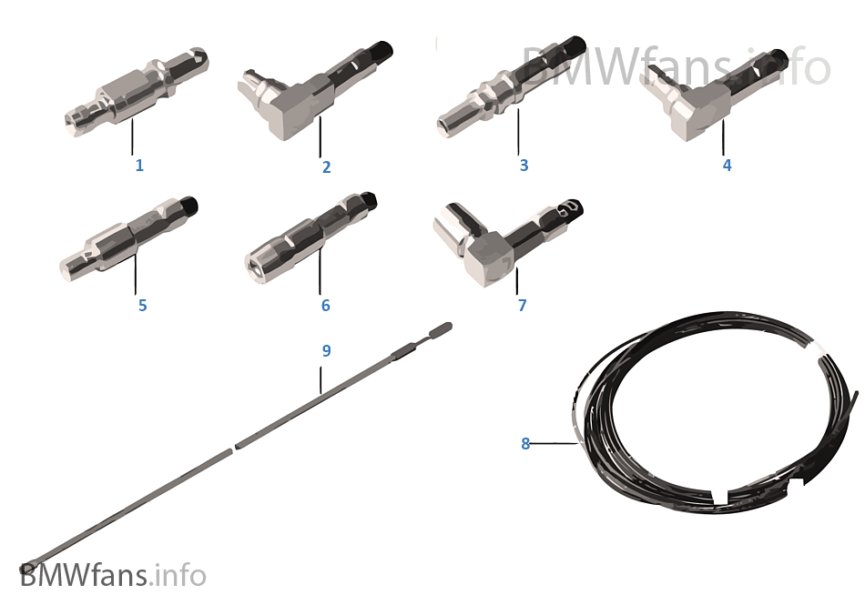 Repair parts, coaxial cable contacts