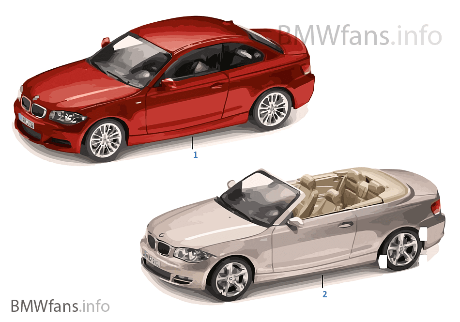 BMW Miniaturen — BMW 1er Serie 2010/11