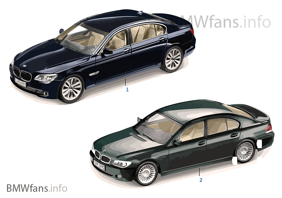 BMW Miniaturen - BMW 7er Reihe 2010/11