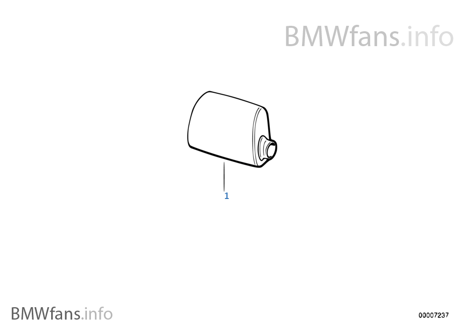 Подголовник спортивного сиденья  BMW