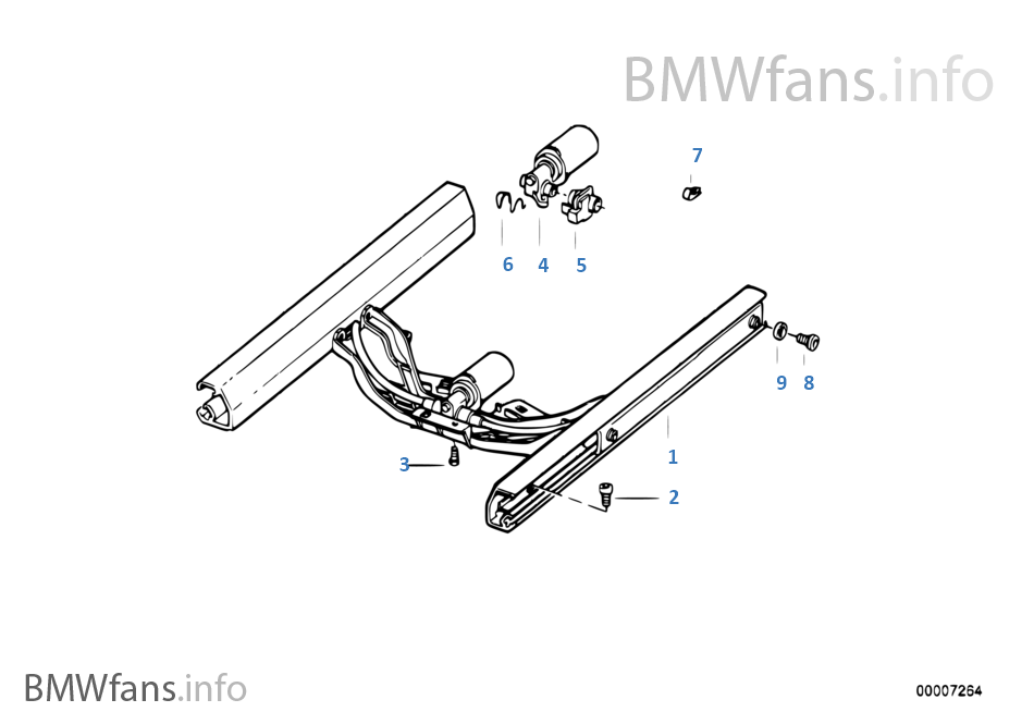 BMW Sportsitz Sitzschiene elektrisch