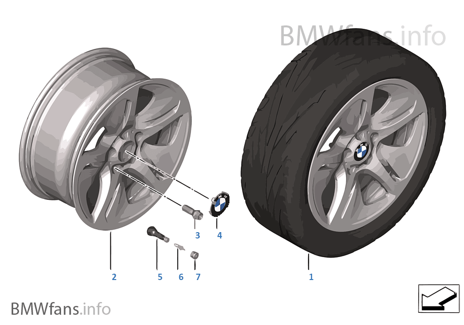 BMW LM Rad Streamline 364 — 18"