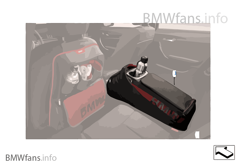 กระเป๋าสัมภาระด้านหลังของ BMW
