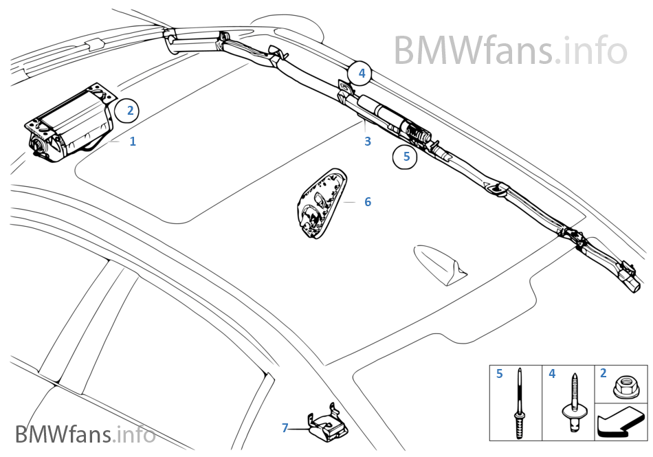 Airbag passenger and head airbag