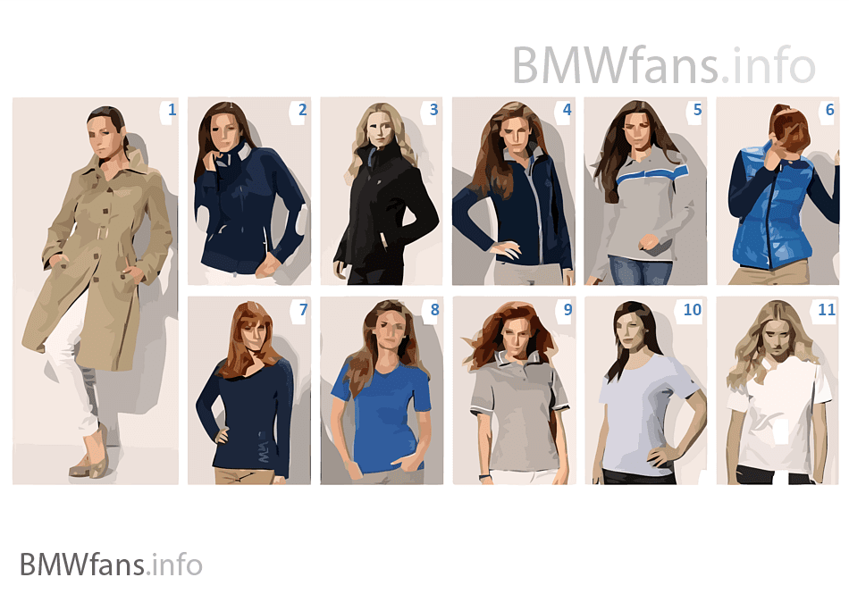 BMW 컬렉션-여성용 의류 2012/13