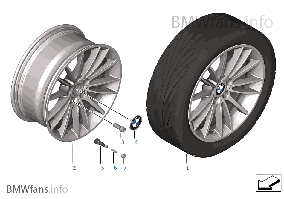 BMW LA wheel V-Spoke 426 — 19''