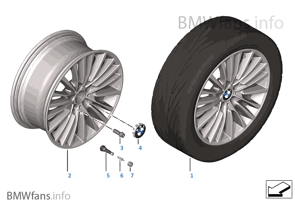 BMW LA wheel Multi-Spoke 455 — 19''