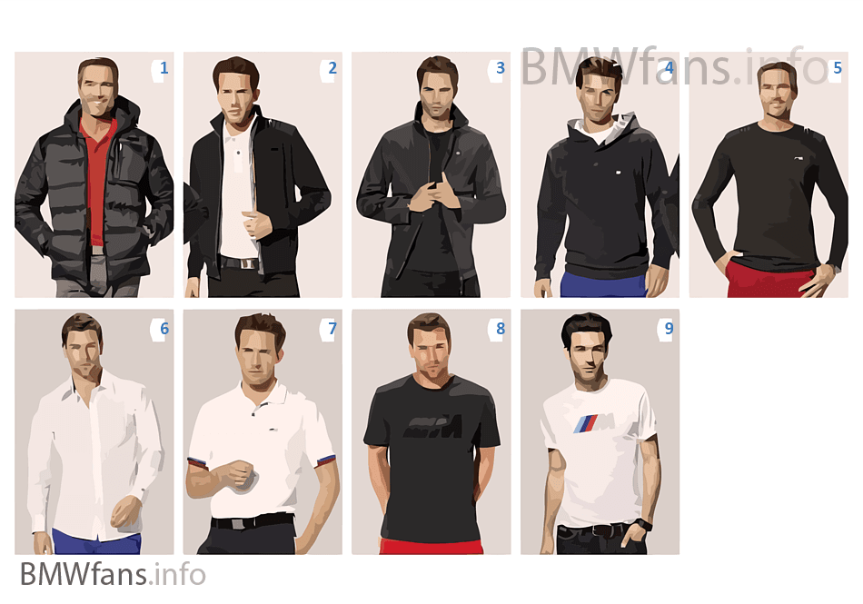 เสื้อผ้าชาย BMW Collection 13/14