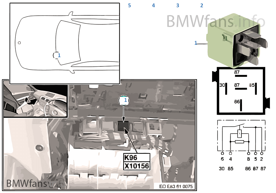 Bmw x3 fuel pump relay location #5