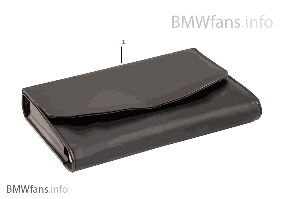 車載手冊盒 BMW 帶圓形衝壓槽