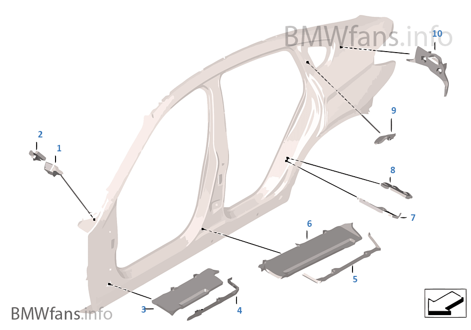 Apantallado p cavidad, marco lateral