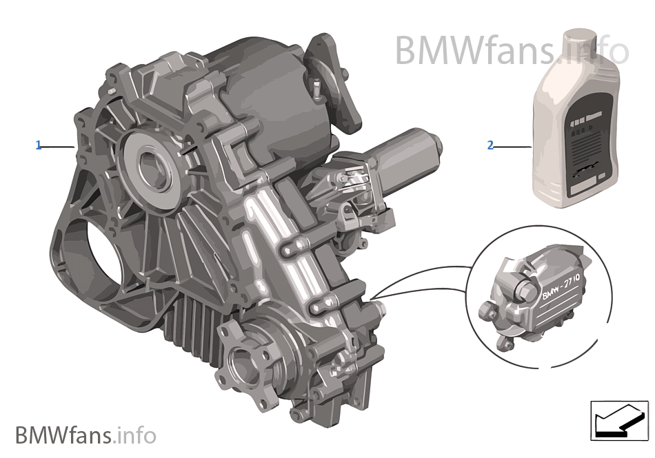 Transfer case ATC 400 | BMW X3 E83 X3 2.0d M47N2 Europe