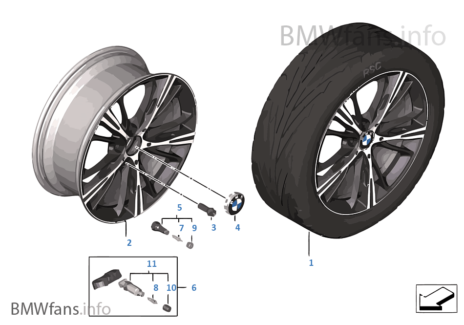 BMW LM ホイール スター スポーク660-20''