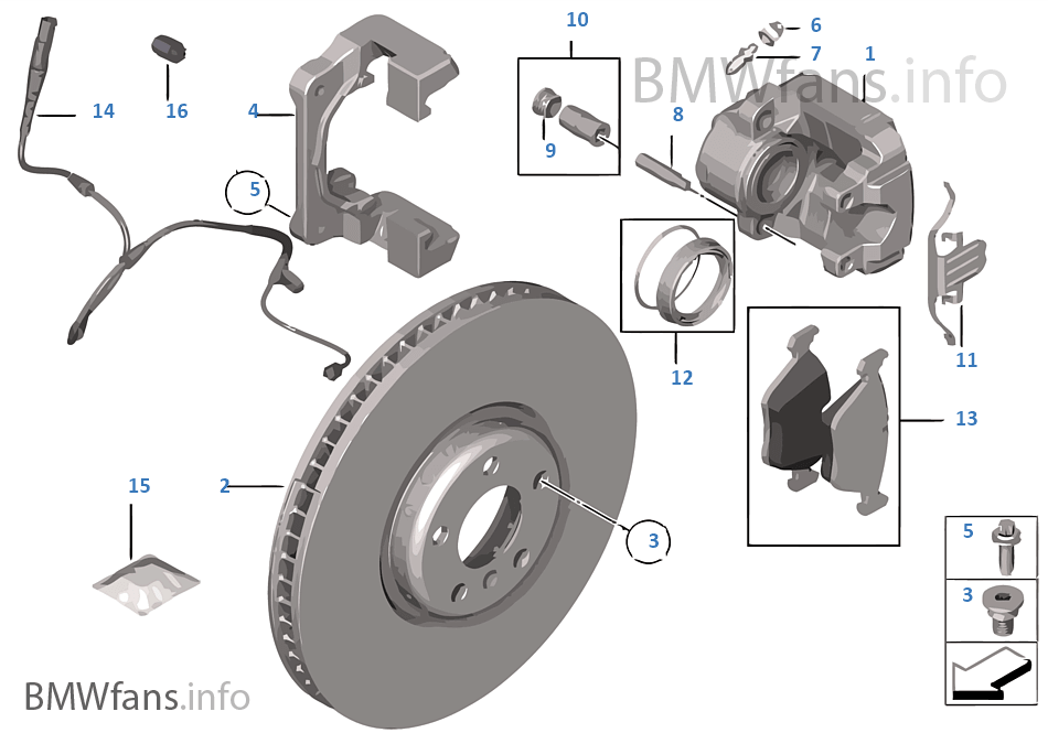 Vorderradbremse-Bremsbelag-Power Kit